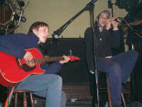 jonny watkins & clark lupton  (The Haze) performing in 'the spotlight' - 21/3/2001